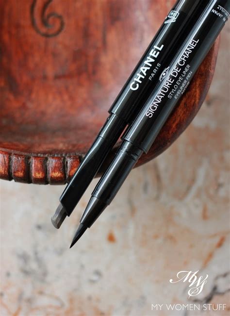 chanel pencil eyeliner review|signature de chanel eyeliner pen.